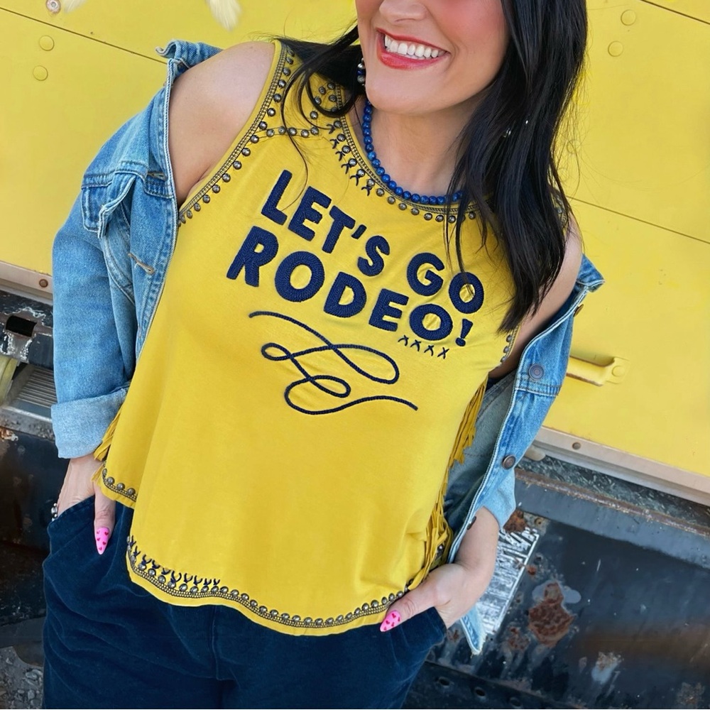 Double D Ranch Let's Go Rodeo Tank Top‎ - Picture 10 of 10